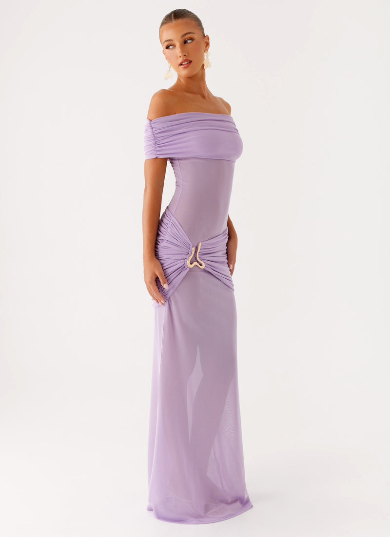 Benji Maxi Dress Lilac 5 Peppermayo
