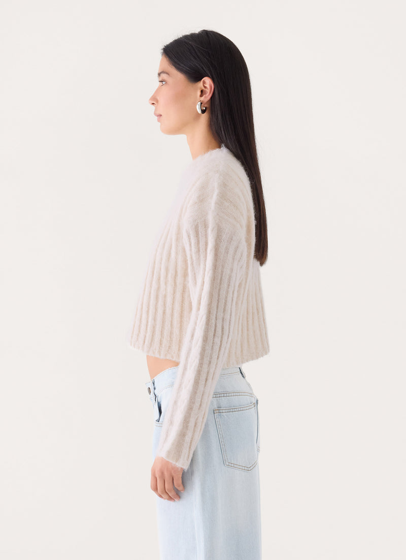 Aleyah Knit Jumper - Cream