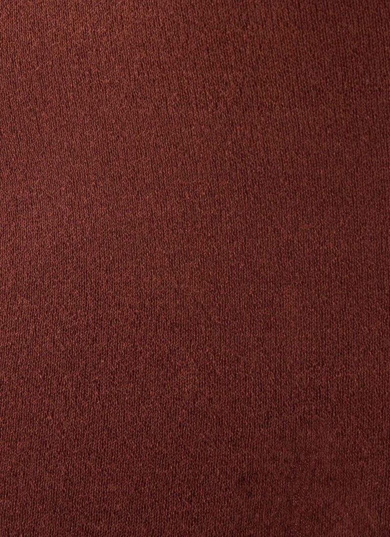 Amarise Knit Tie Front Maxi Dress - Chocolate