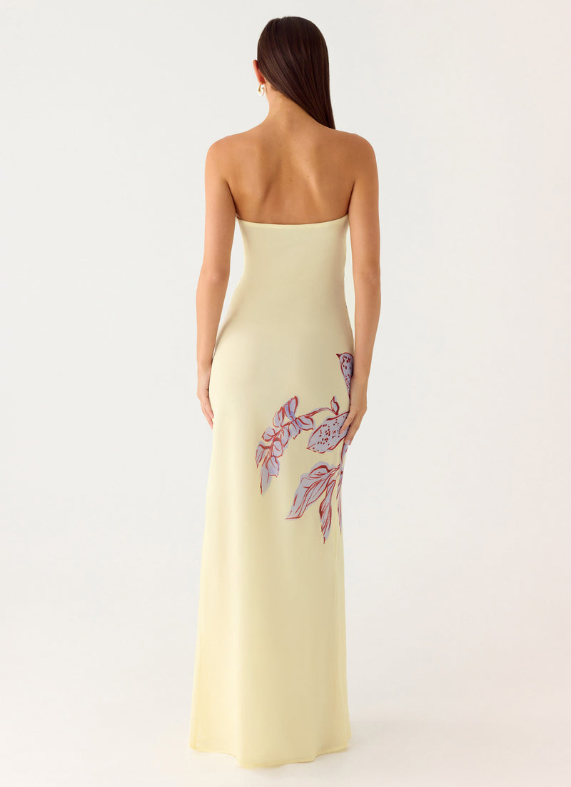Amelle Maxi Dress - Purple Floral