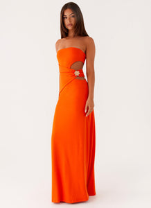 Anetta Maxi Dress - Orange