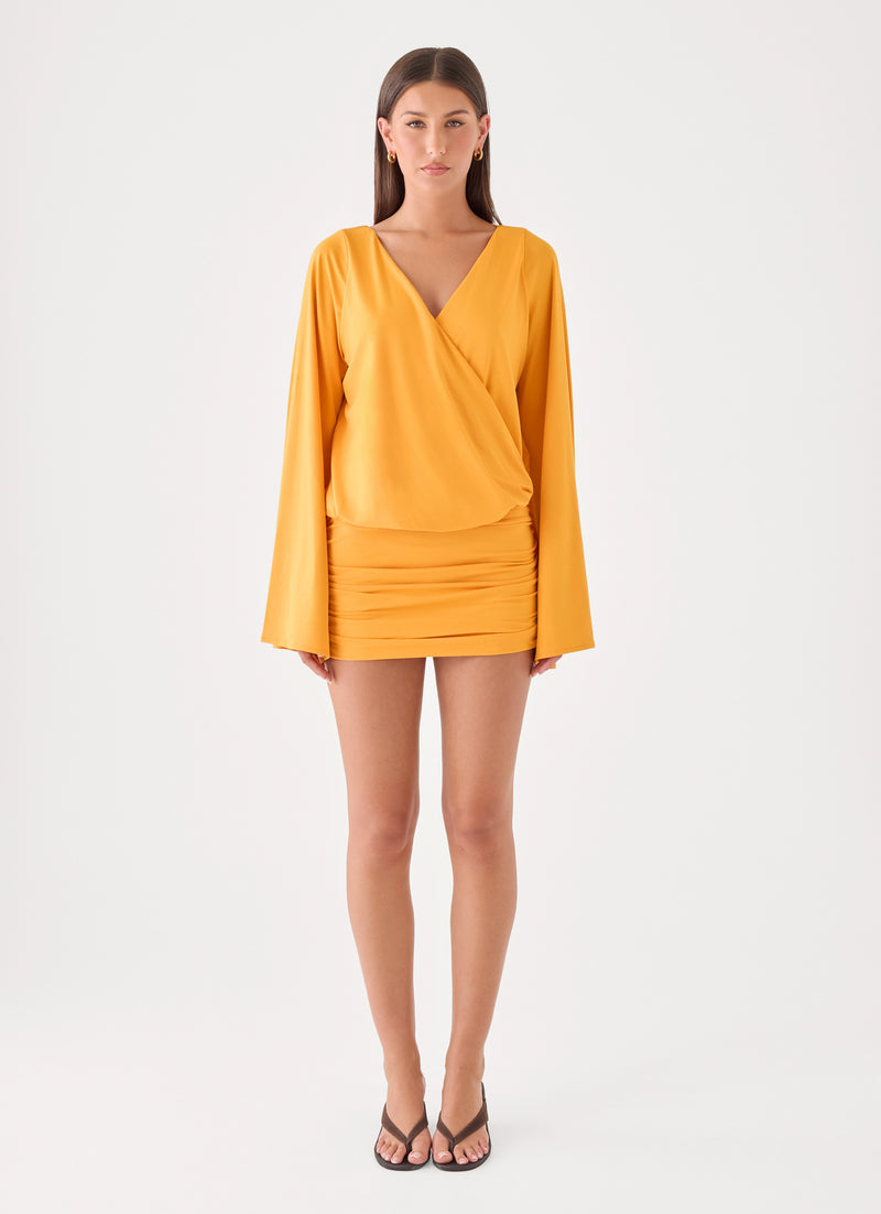 Azria Mini Dress - Saffron