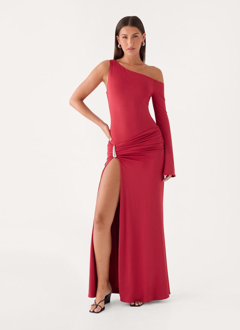 Bellarose Maxi Dress - Pomegranate Red