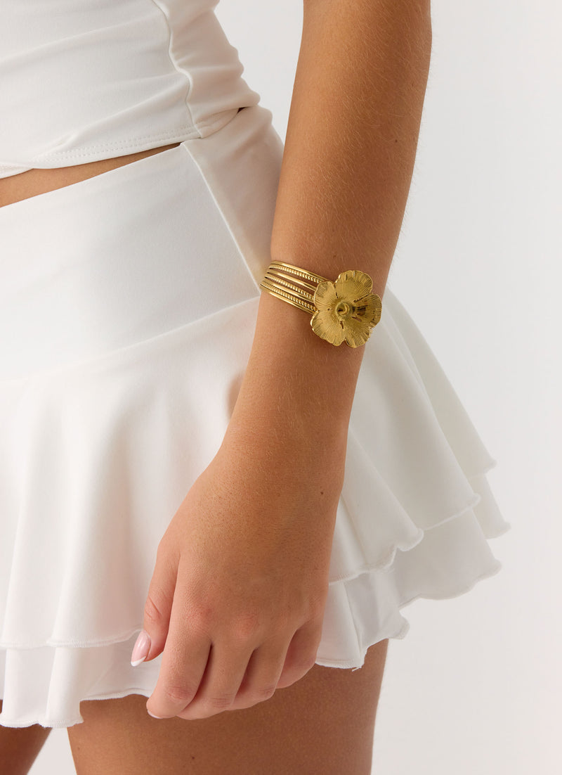 Bloomette Arm Cuff - Gold
