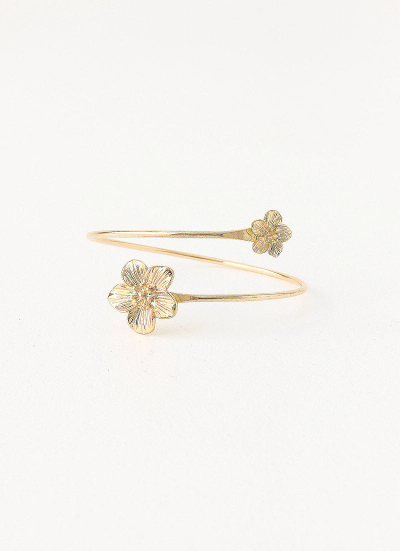 Blooming Love Arm Cuff - Gold