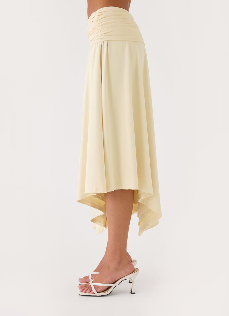 Briege Maxi Skirt - Yellow