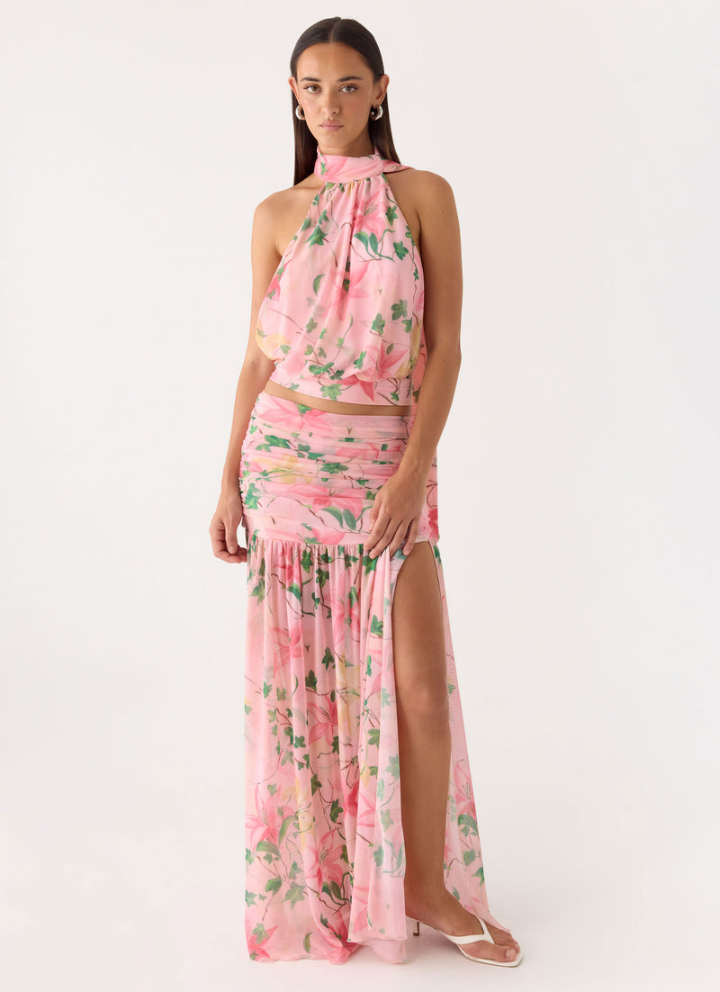 Cantrall Maxi Skirt - Blooming Spring
