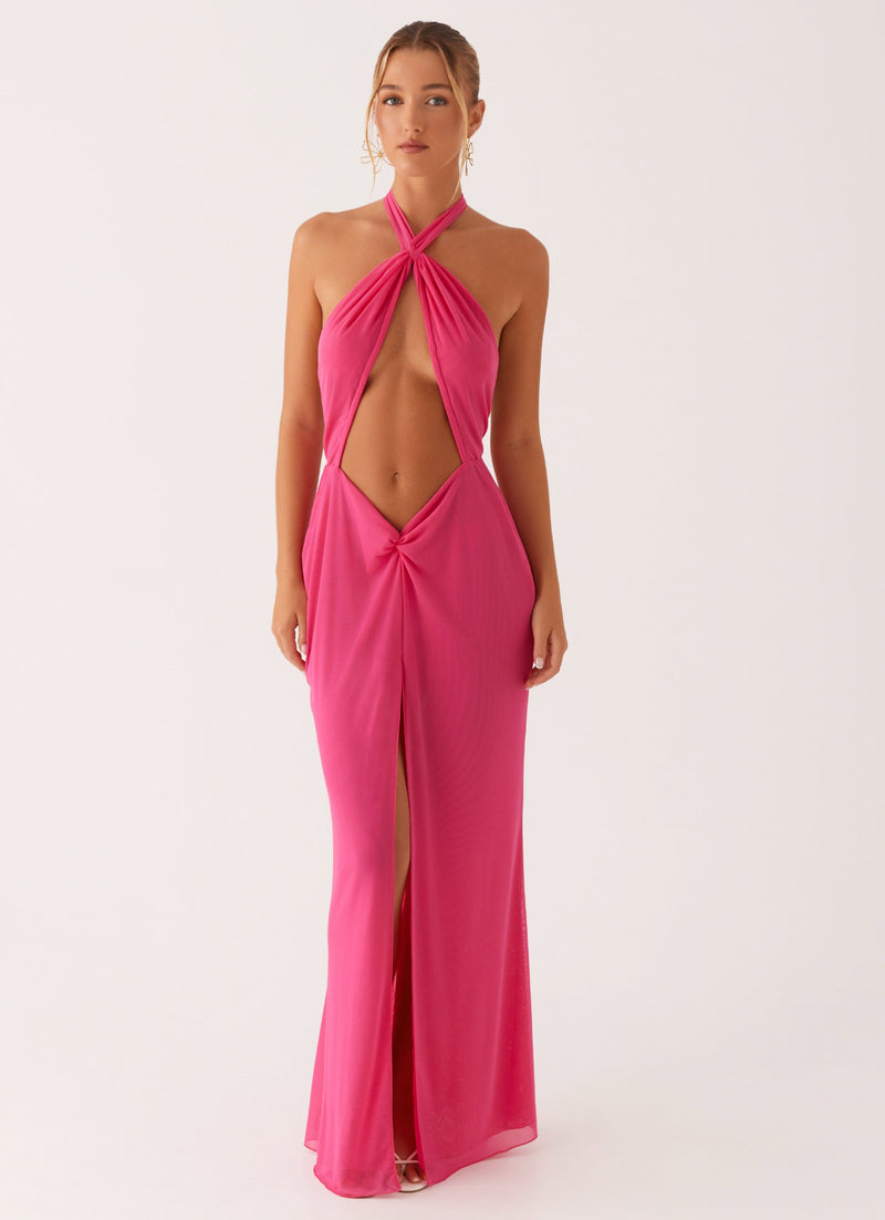 Centre Stage Maxi Dress - Pink