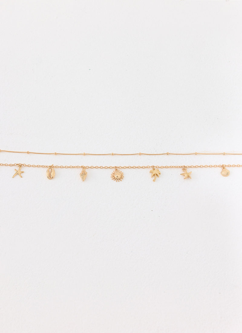 Ciao Charm Belly Chain - Gold
