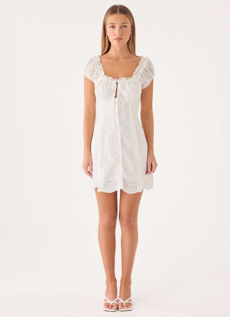 Complexity Mini Dress - White