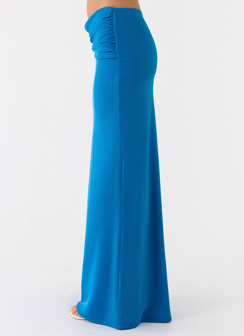 Demiase Maxi Skirt - Royal Blue