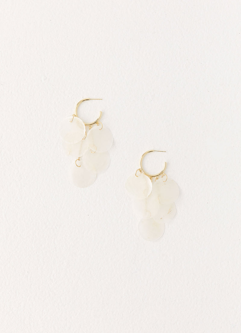 Disco Seas Earrings - Gold