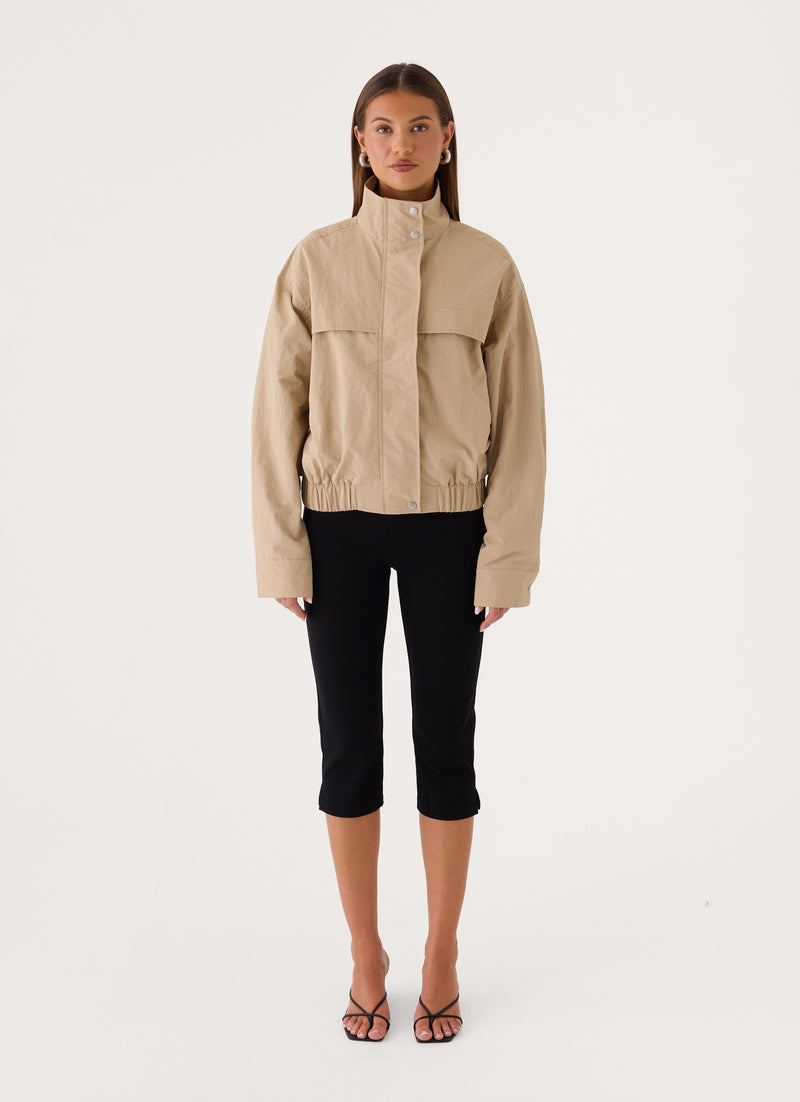 Dover Utility Jacket - Nude