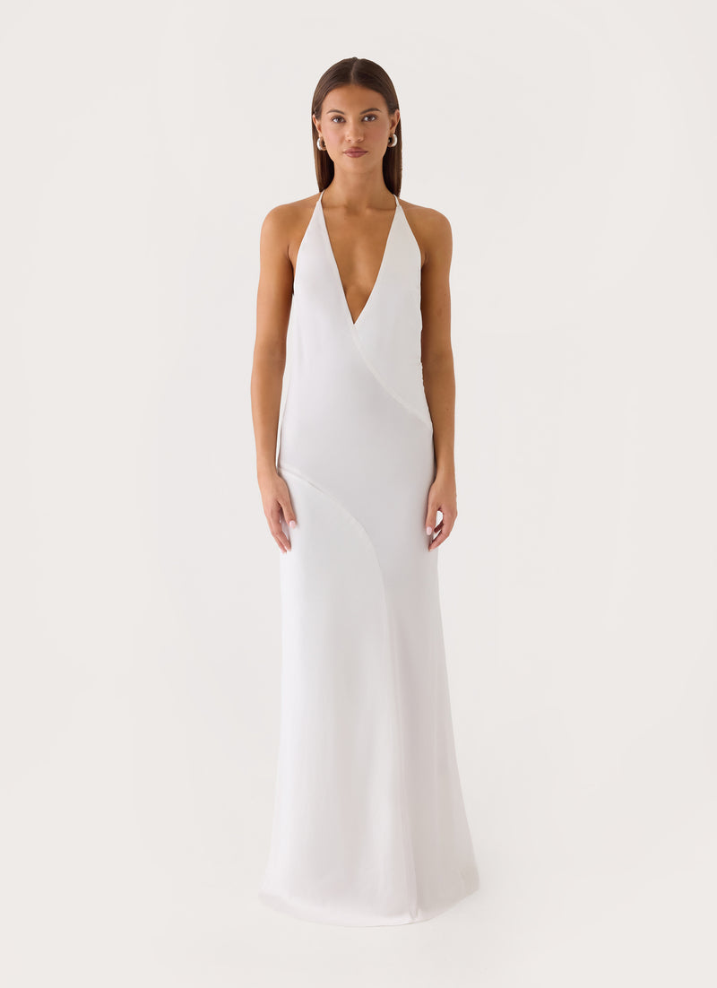 Ellopez Maxi Dress - White