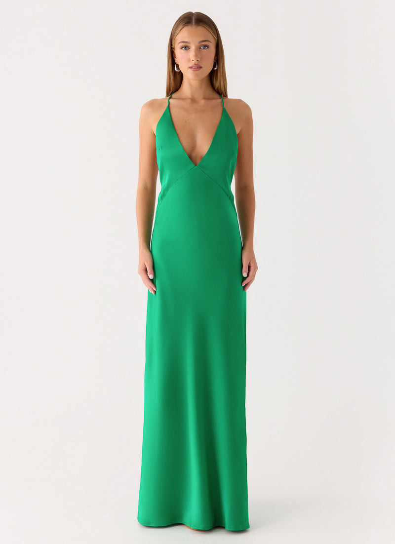 Esmeray Maxi Dress - Emerald Green