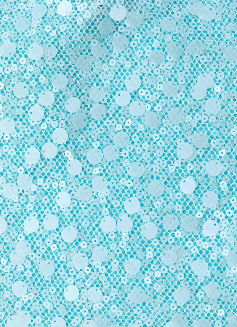 French Exit Sequin Top - Blue