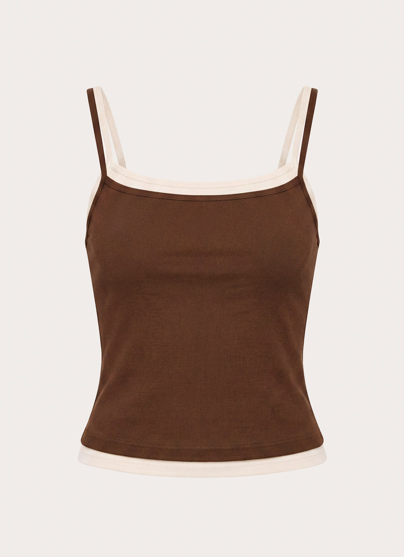 Hollywood Baby Tank Top - Chocolate