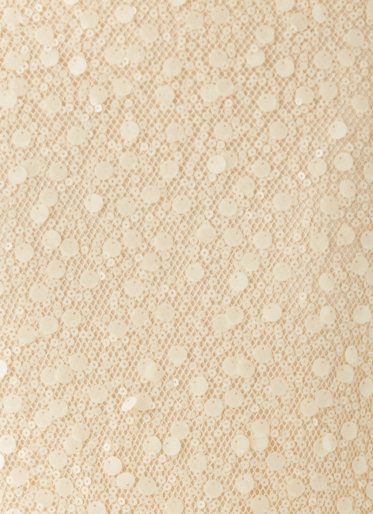 Honestly Sequin Maxi Skirt - Yellow