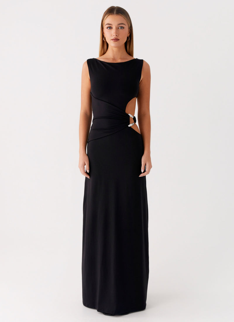 Jayana Maxi Dress - Black