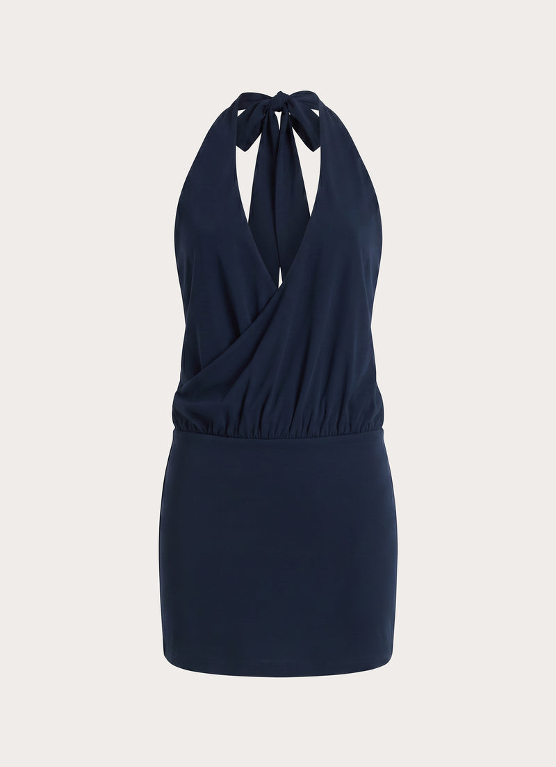 Just Thinking Mini Dress - Midnight Slate