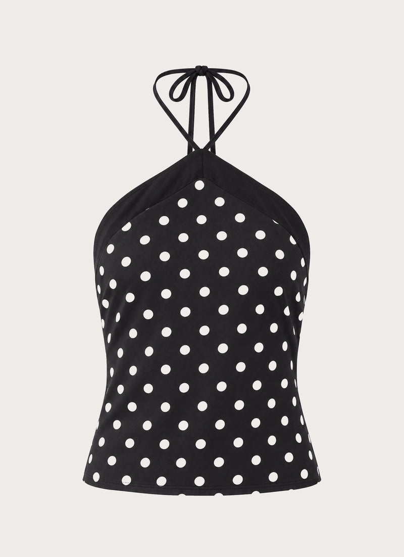 Klose Top - Black Polka Dot