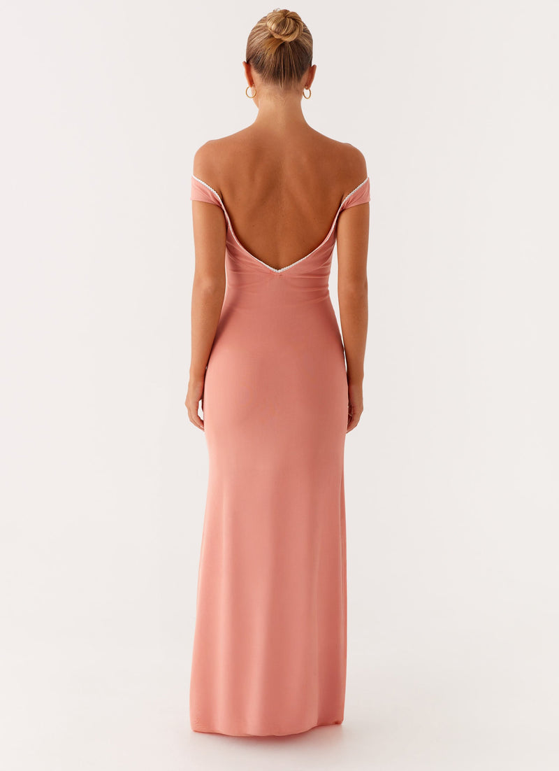 Katiya Maxi Dress - Peach