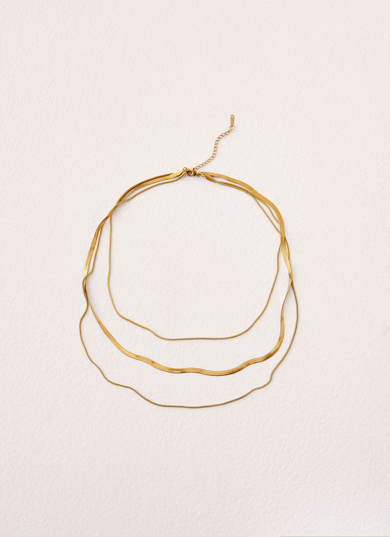 Love Veil Necklace - Gold