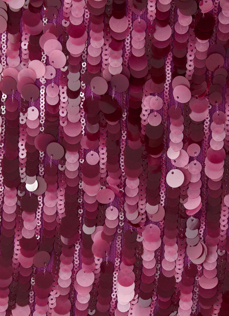 Malayah Sequin Mini Skort - Plum