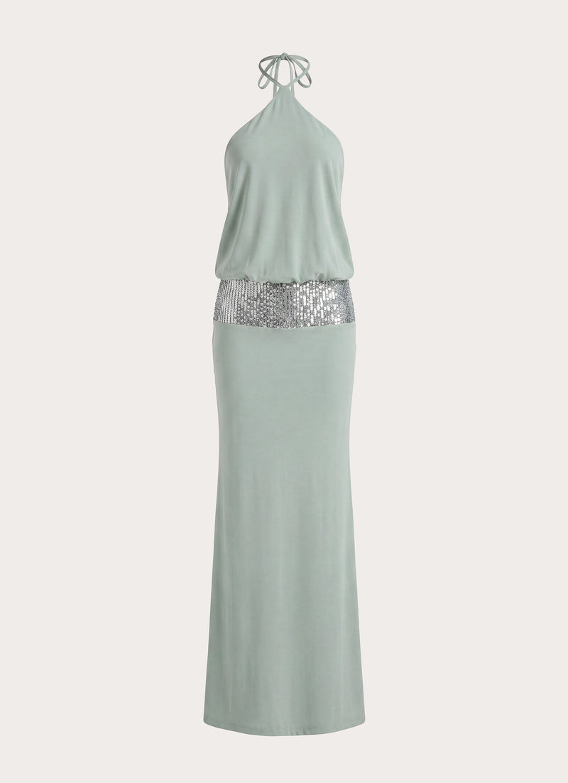 Marcie Halter Maxi Dress - Mint