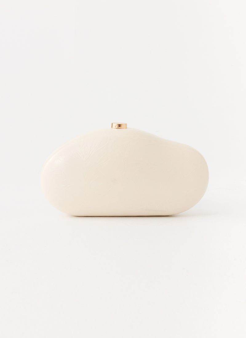 Milliani Clutch Bag - Cream