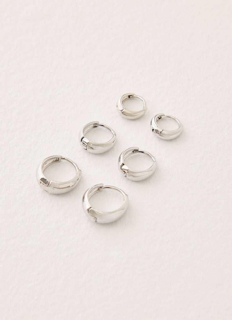 Mischief Hour Earrings - Silver