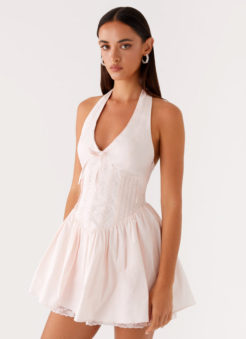 Moira Mini Dress Pink 5 Peppermayo