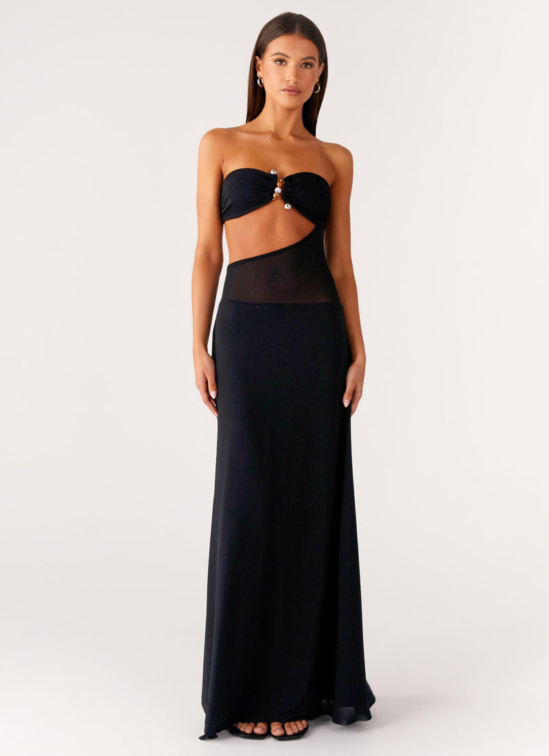 No Apologies Maxi Dress - Black