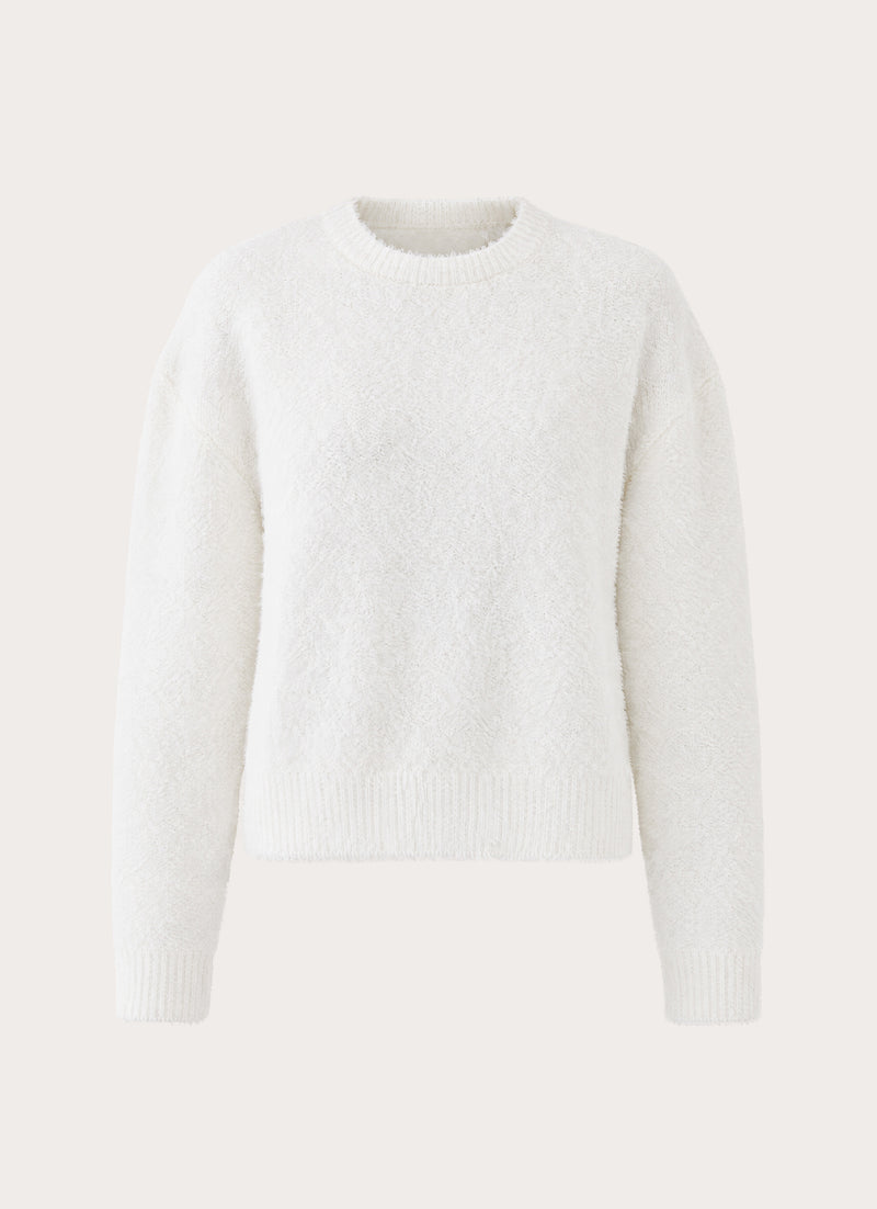 Nolina Knit Sweater - White