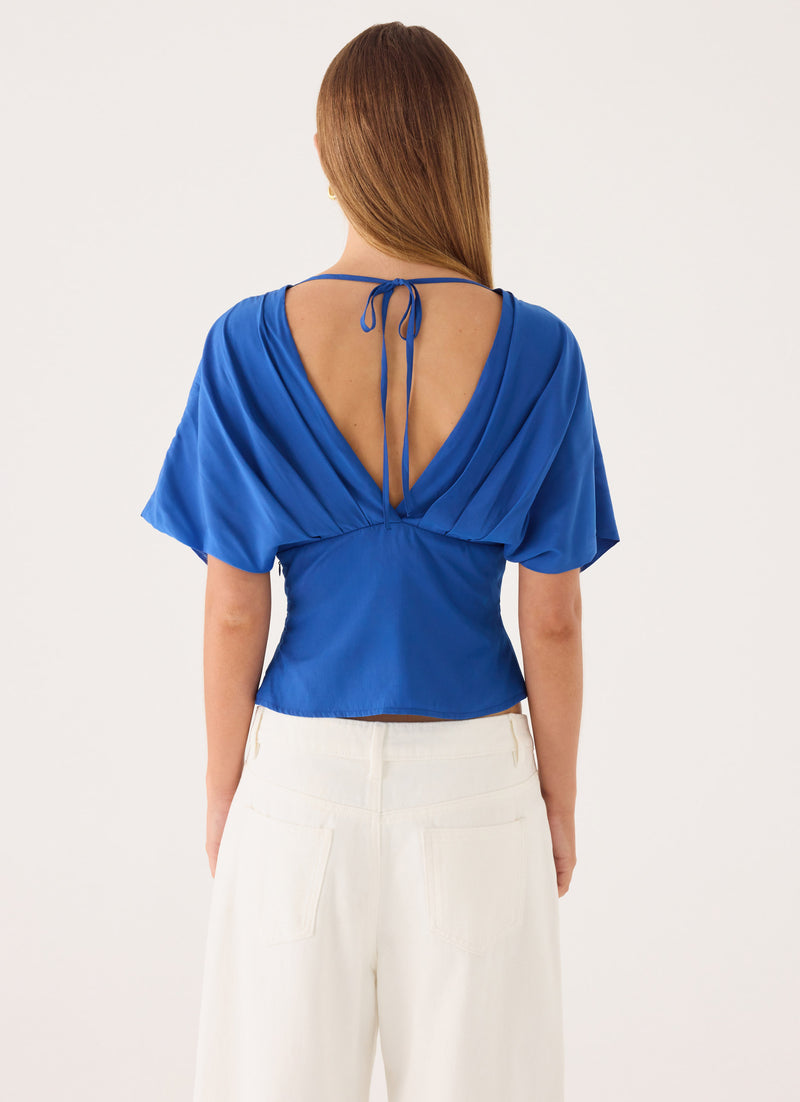 Only For You Top - Blue