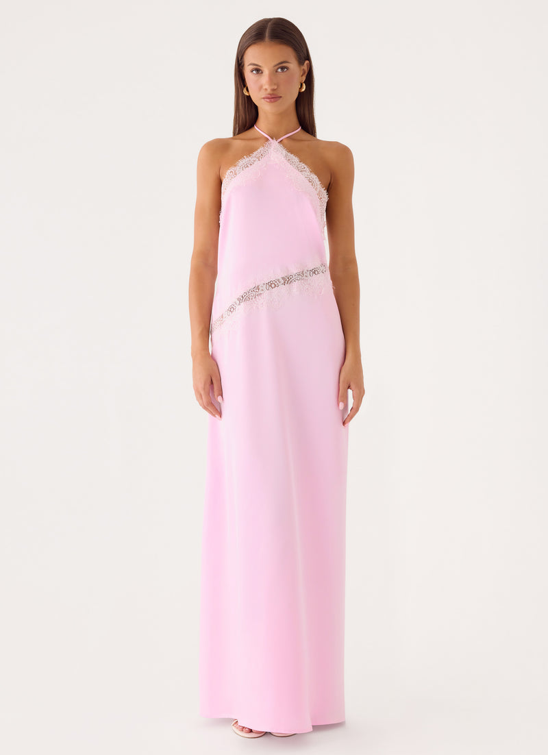 Orvian Maxi Dress - Pink