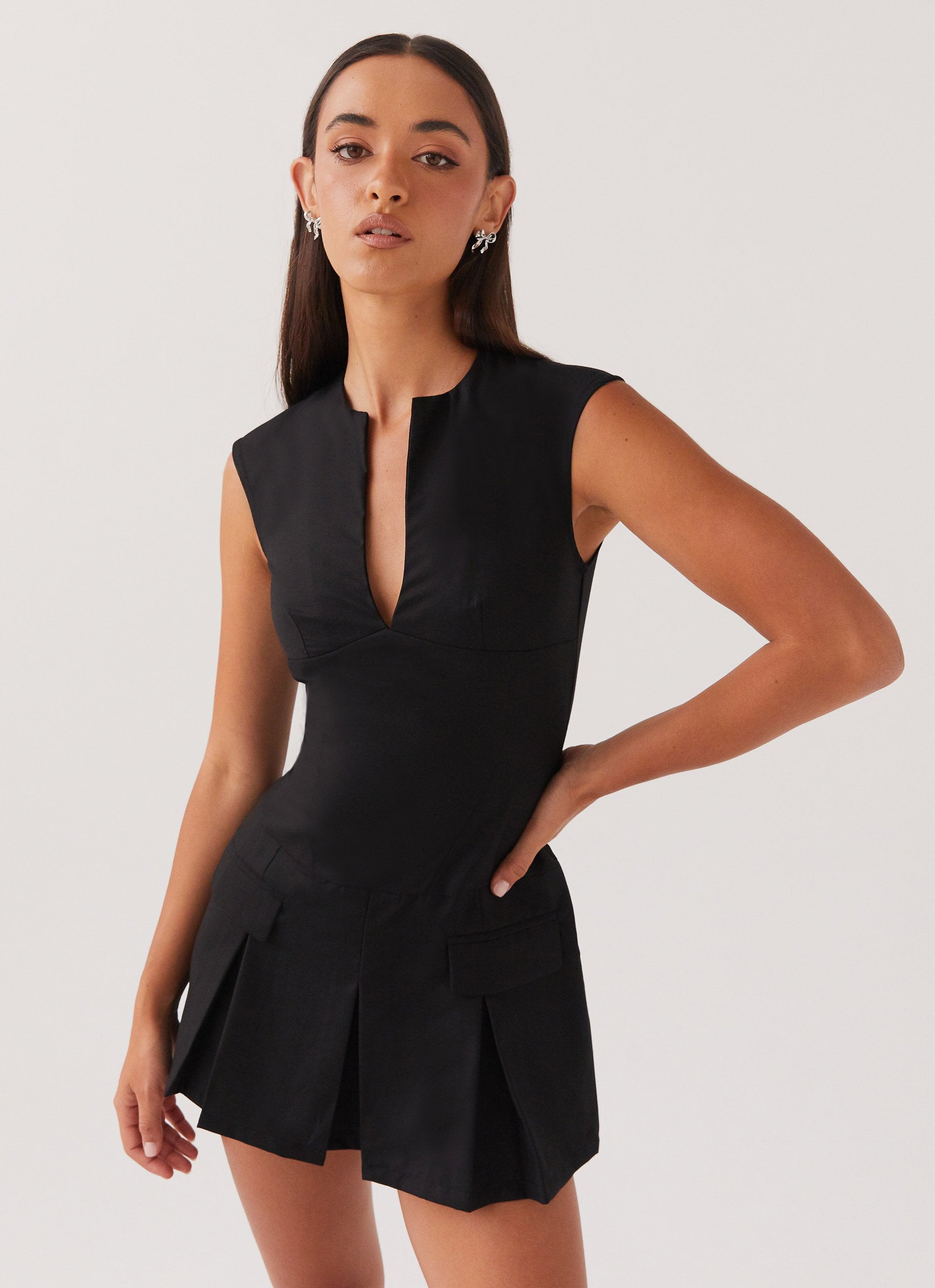 peppermayo black mini dress Cassidy it offers both comfort and style Victoria Strapless Mini Dress -