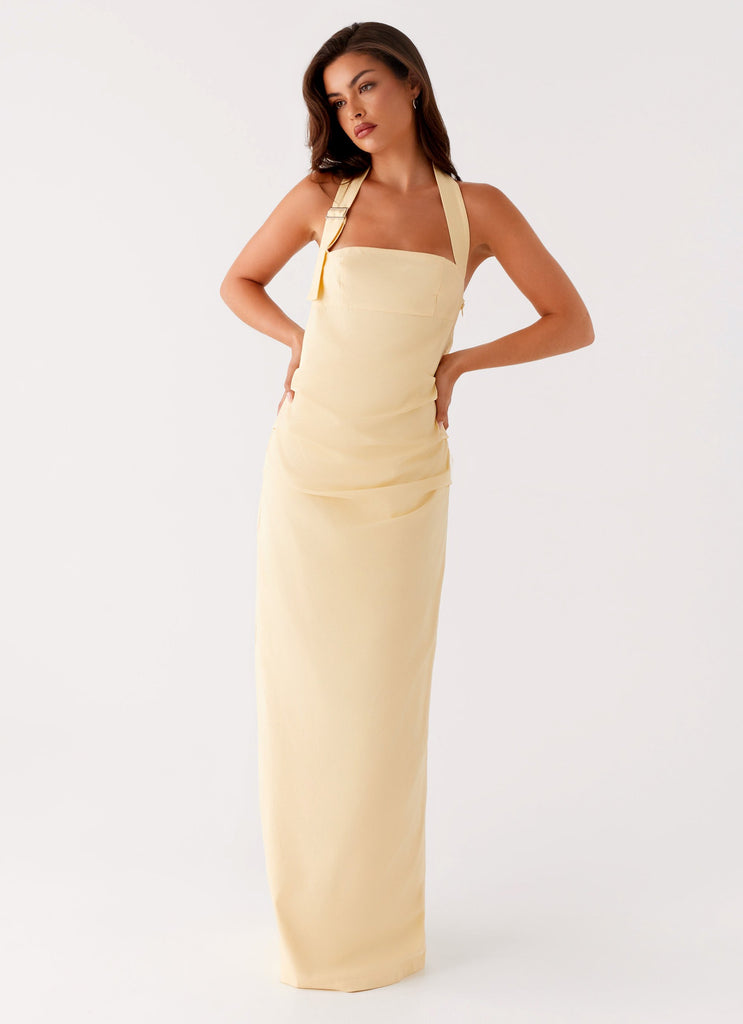 Rumour Has it Maxi Dress - Yellow