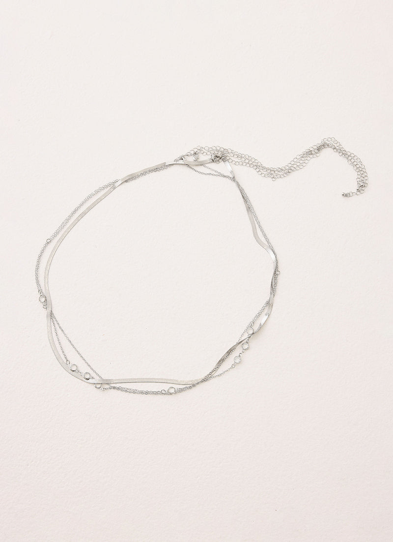 Scene Stealer Belly Chain - Silver