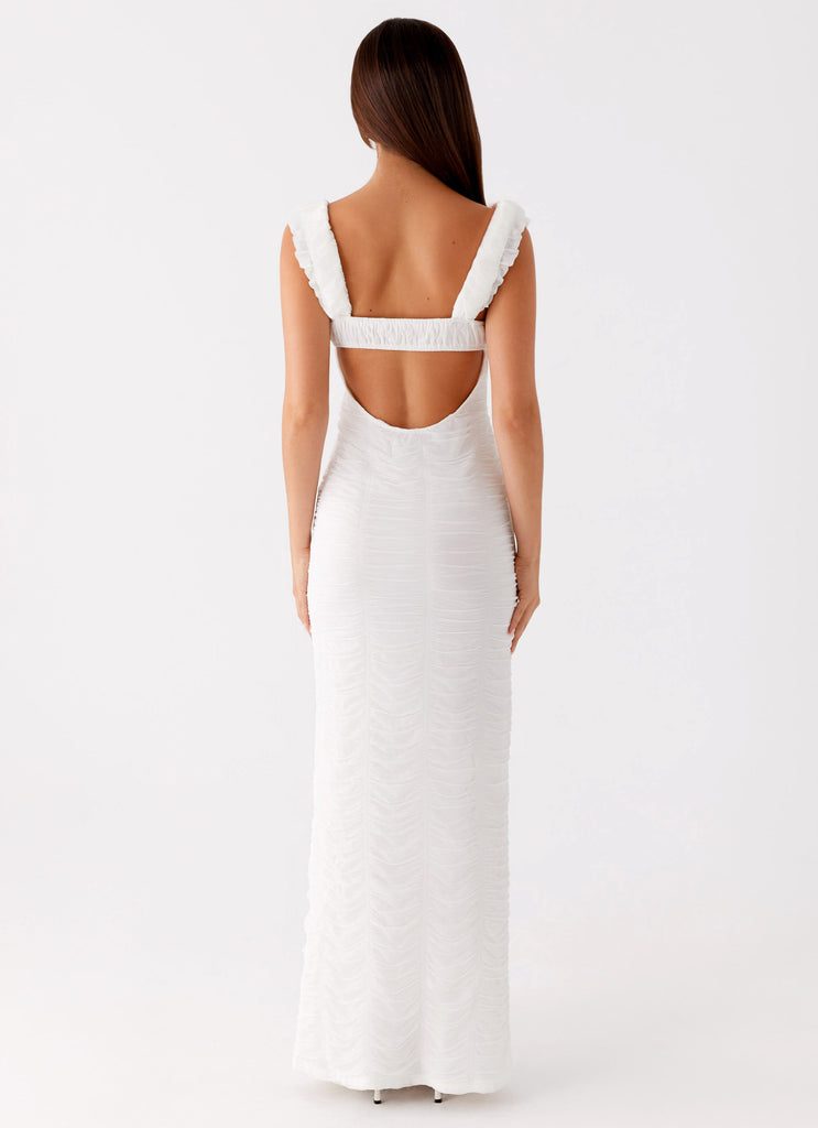Senses Midi Dress - White