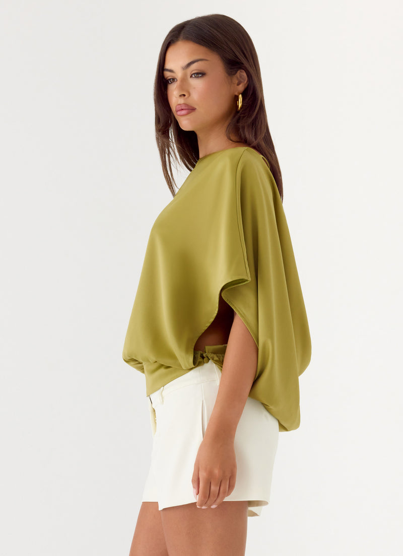 Serena Top - Fern Green