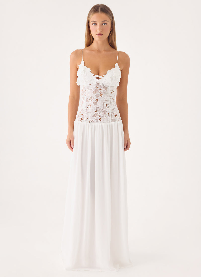 Shooting Love Maxi Dress - White