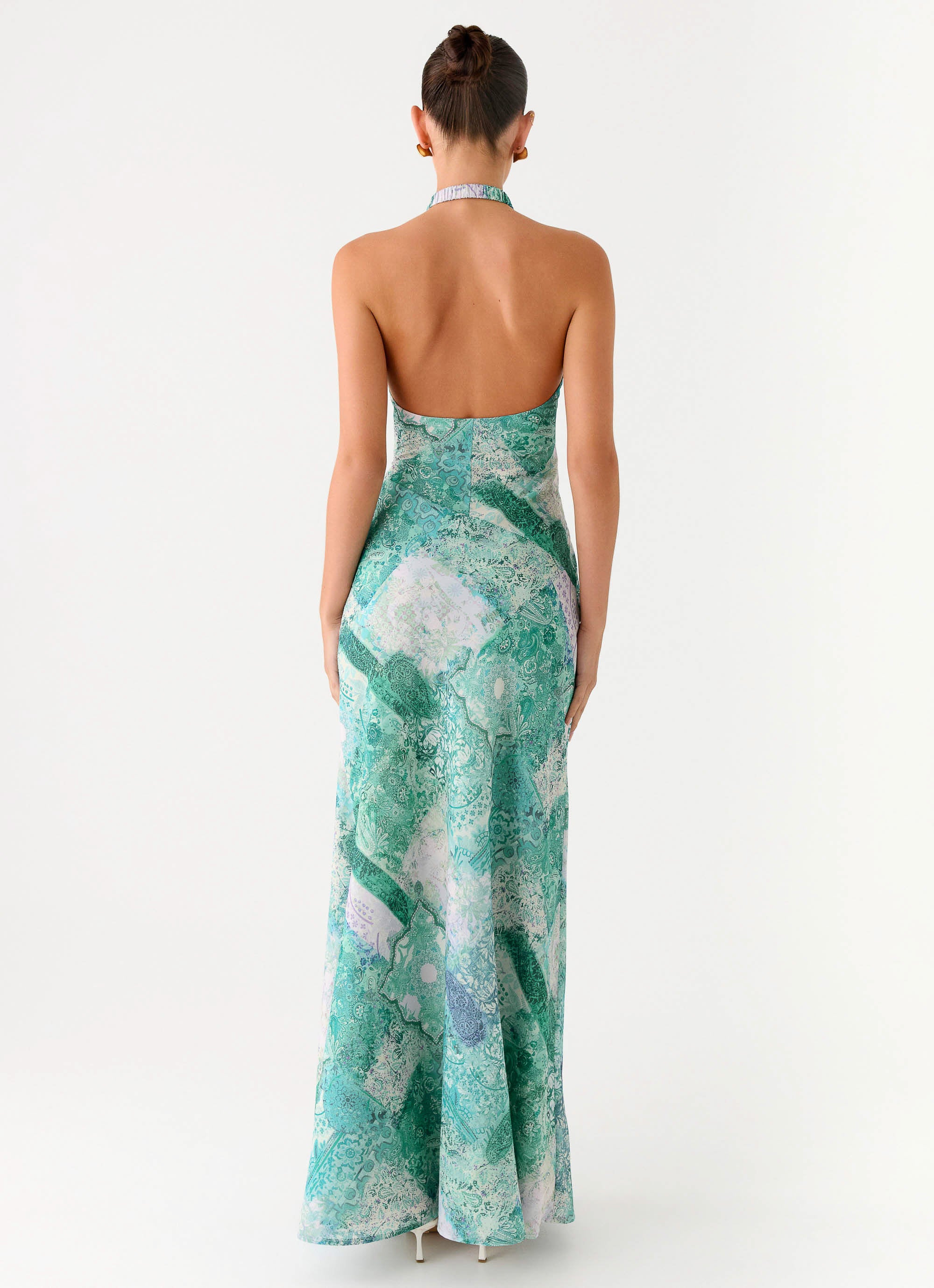 So Chic Maxi Dress - Green Paisley Peppermayo So Chic Maxi Dress - Green Paisley Peppermayo