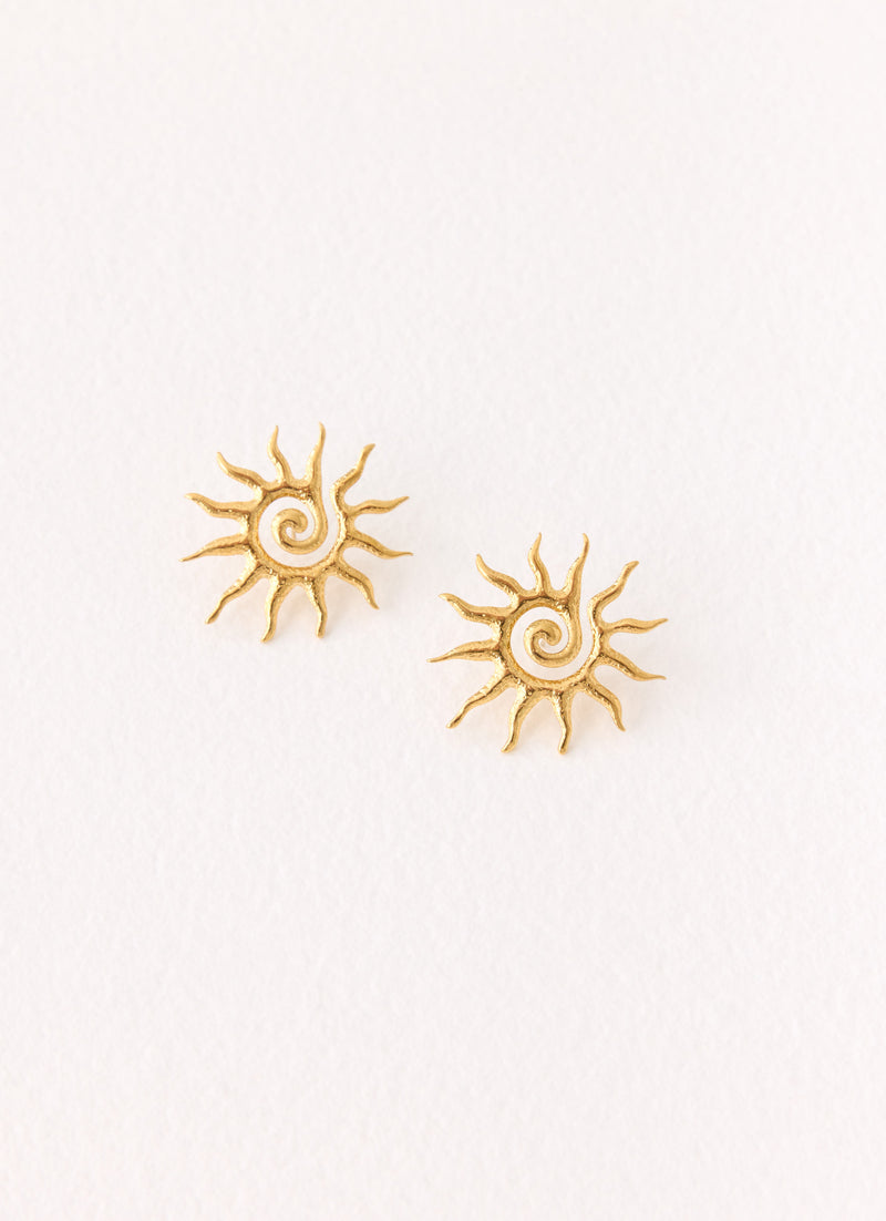 Solaris Earrings - Gold