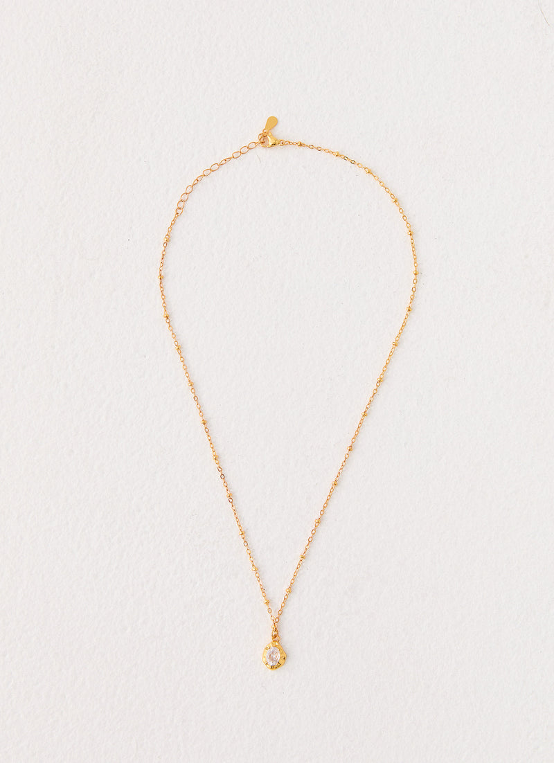 Spring Bloom Necklace - Gold