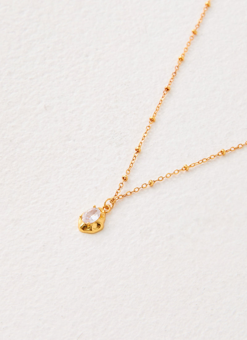 Spring Bloom Necklace - Gold