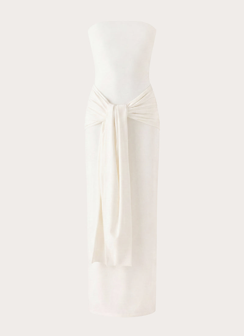 Stole My Heart Maxi Dress - White