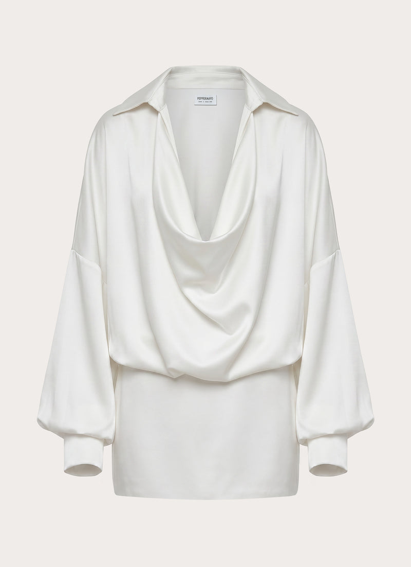 Thessaly Mini Dress - White