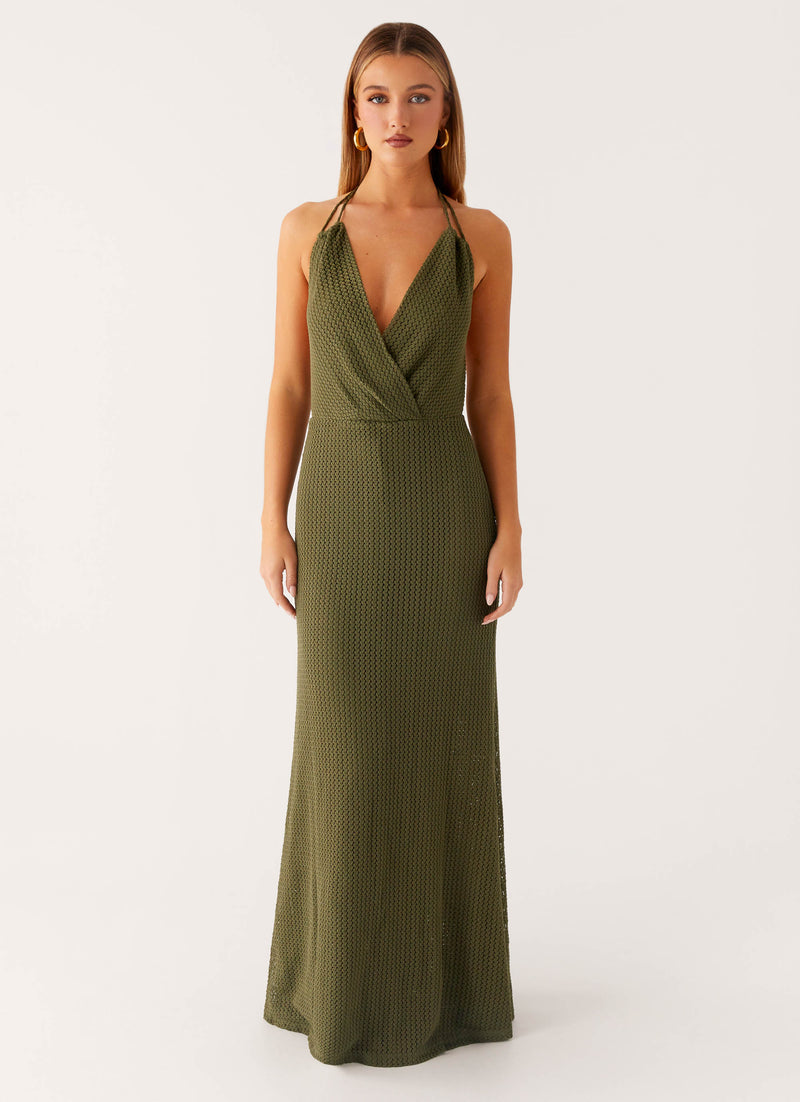 Thora Maxi Dress - Olive