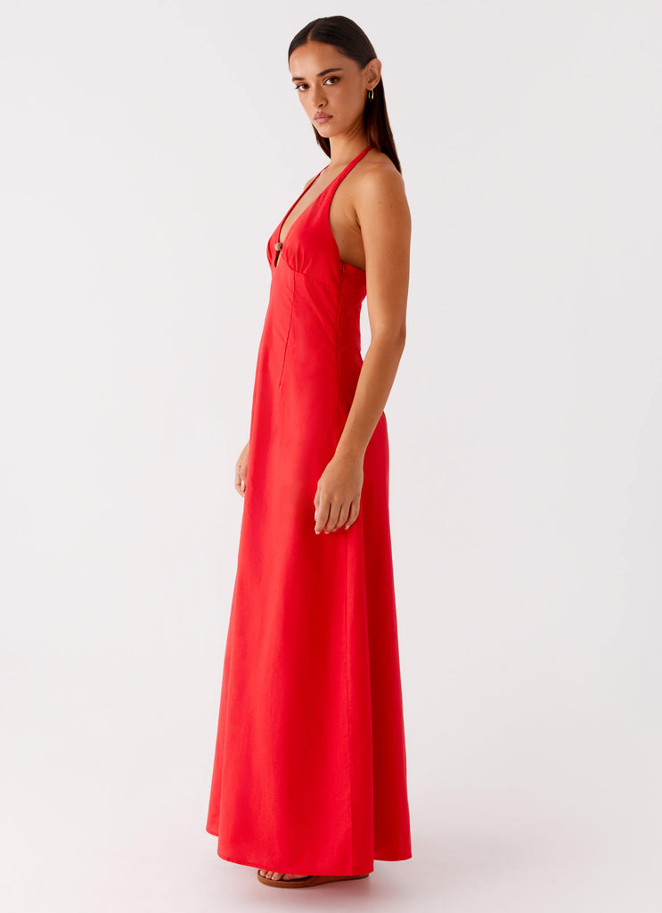 Zana Maxi Dress - Red